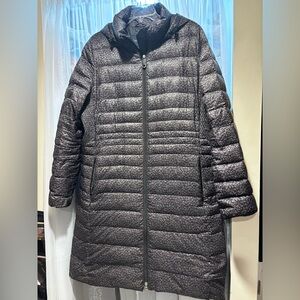 Lands' End Women's Charcoal packable jacket